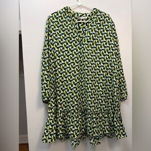 Zara Multicolor Geometric Dress